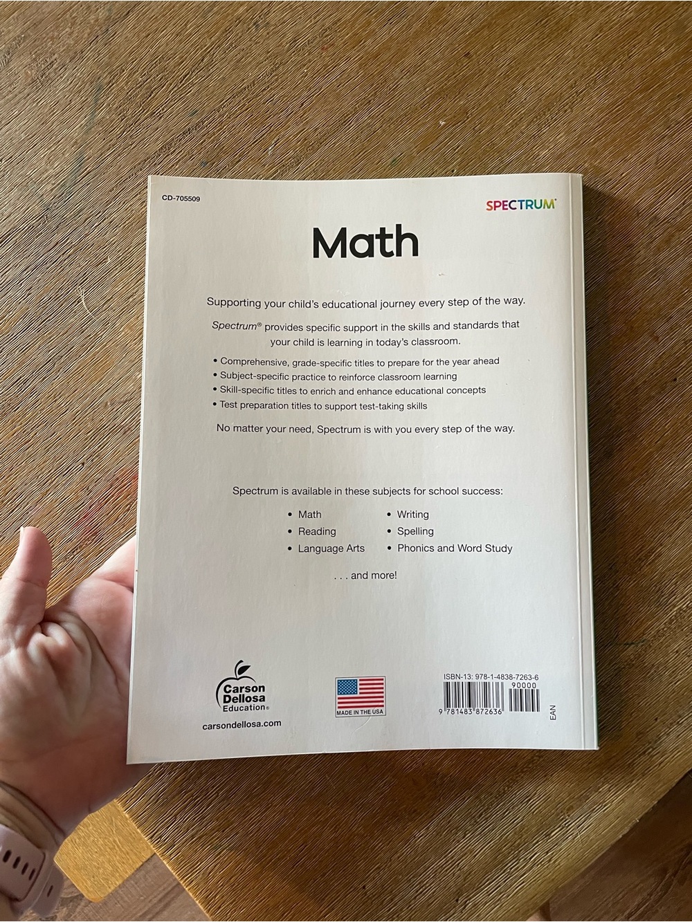 Spectrum Math Grade 2 Workbook - White & Green - Picture 2 of 4